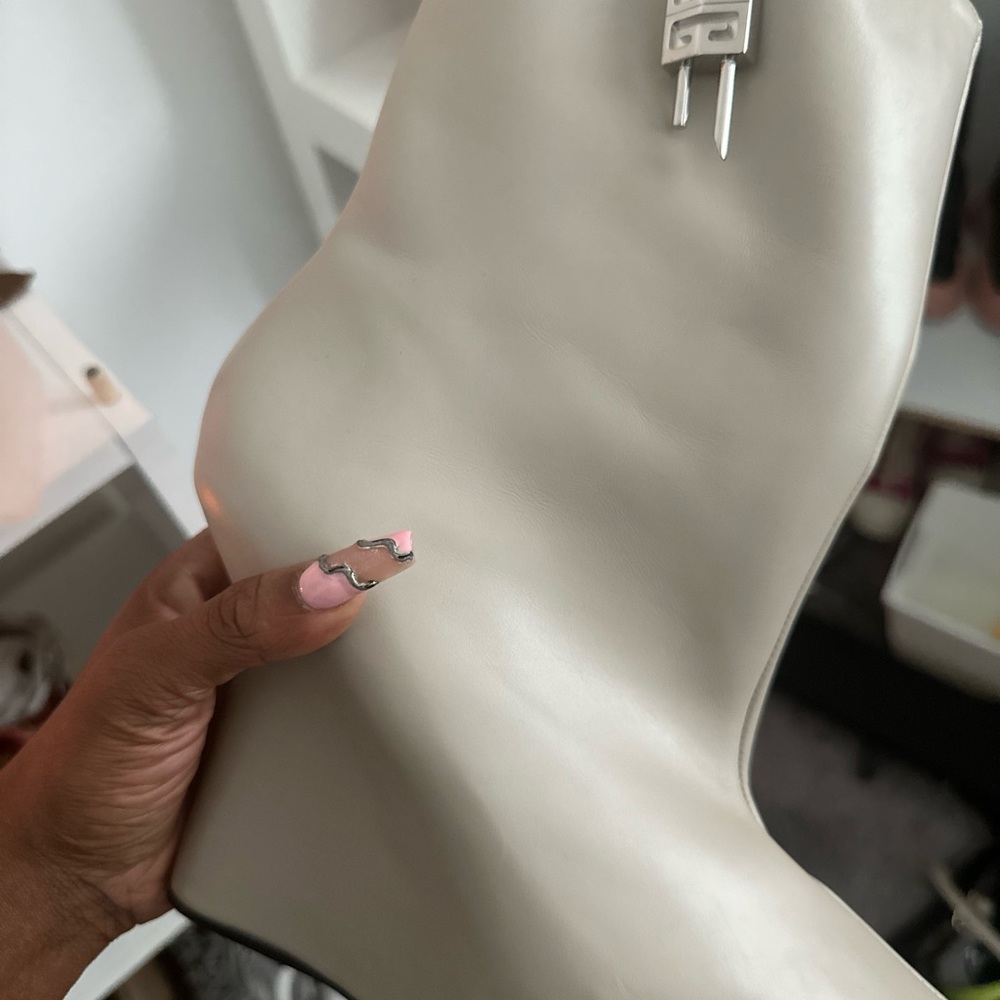 Givenchy g lock padlock heels  in taupe so bomb